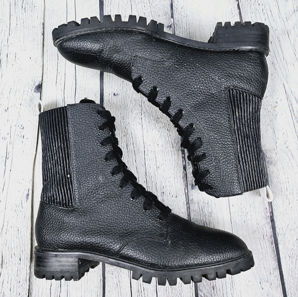 SENSO | Jackson laceup lugged sole moto combat boots - Picture 1 of 12